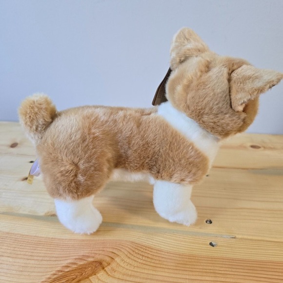 Aurora Miyoni Corgi Dog Plush 11” Realistic Stuffed Animal Welsh Puppy Toy - Picture 4 of 11